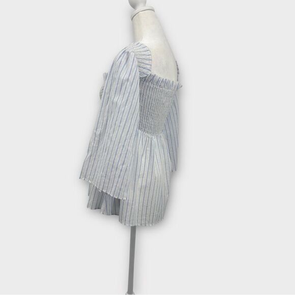 Anthropologie ASTR the Label Shelby Striped Off-The-Shoulder Top Size XS NWT - Picture 5 of 10